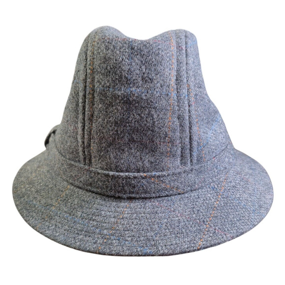 Vintage Fedora Hat Gray Tweed Mens Unisex Union Made USA Thinsulate Large - Picture 2 of 13